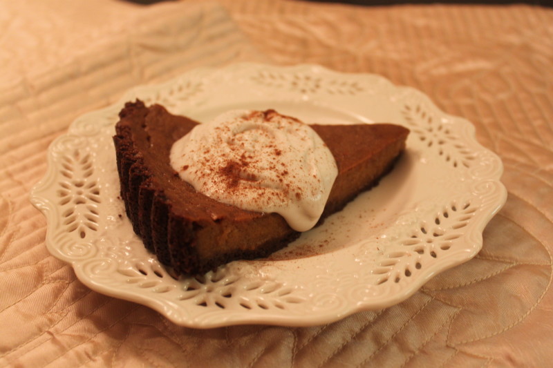 FS -- Pumpkin Pie with Chocolate Crust 022