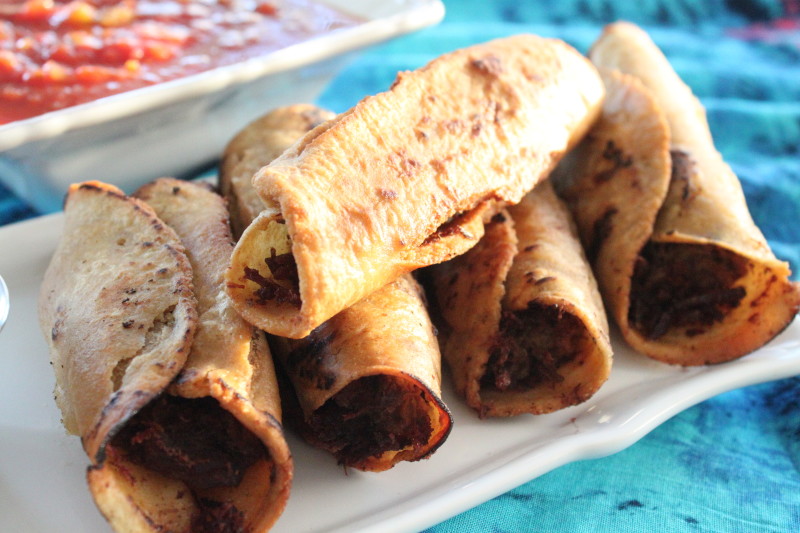 Shredded Beef Taquitos (5)