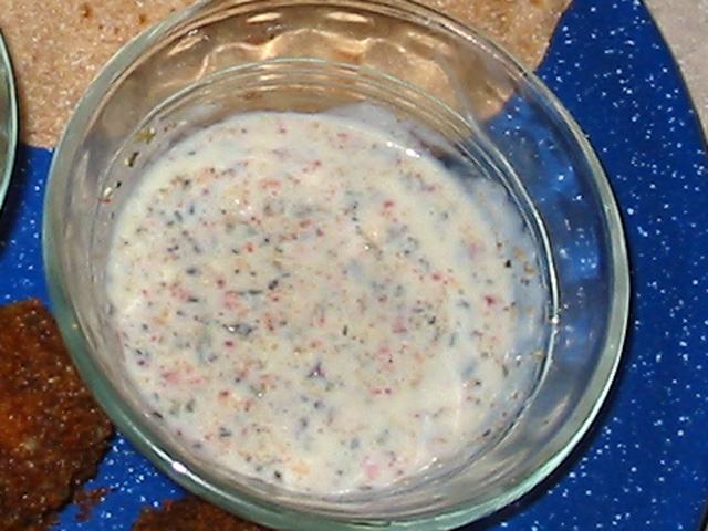 Vegetable Mix & Sour Cream Dip