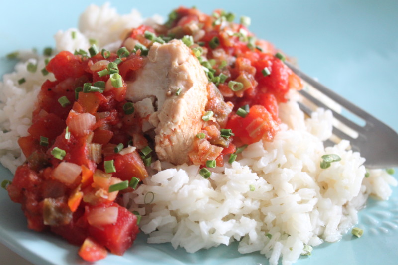 Creole Salmon with Rice (7)