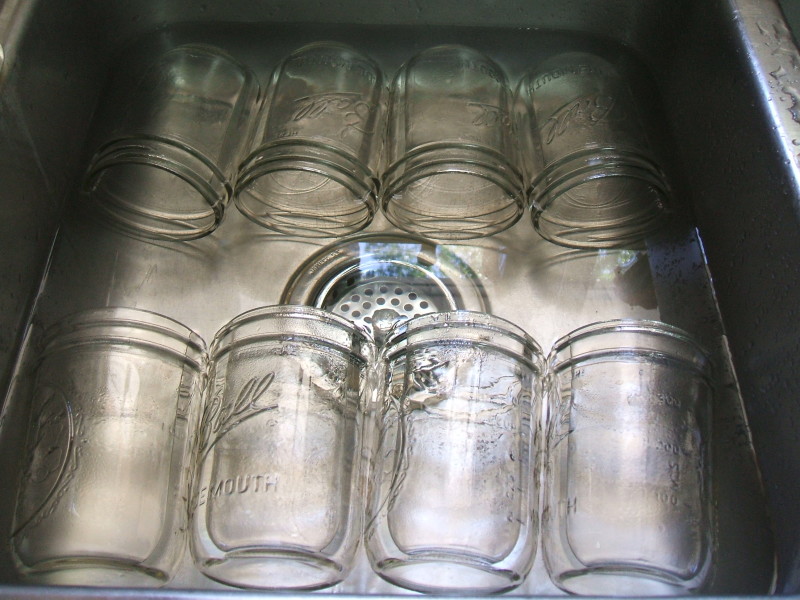 jars in sink